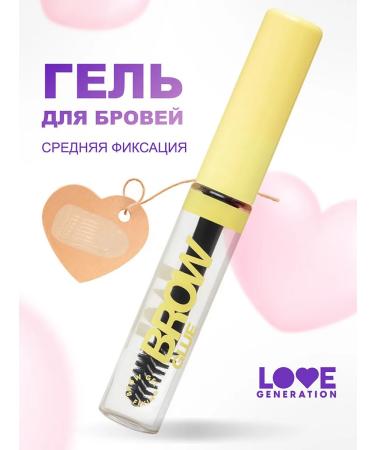 Love Generation Eyebrow gel transparent medium fixing Brow Glue 6ml