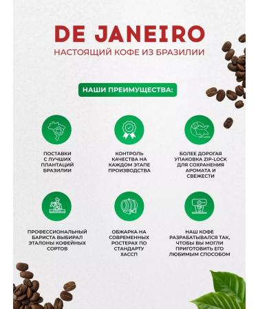 DE JANEIRO Coffee in grains 1 kg caramel flavored Espresso - Buy Online on GoSupps.com