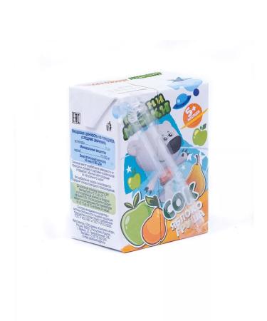 BEBEBEARS Juice children's apple-groove without sugar 0.2 l 18 pcs - Buy Online on GoSupps.com