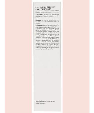 Cell Fusion C Moisturizing tonic for a face from acne 200 ml - Buy Online on GoSupps.com