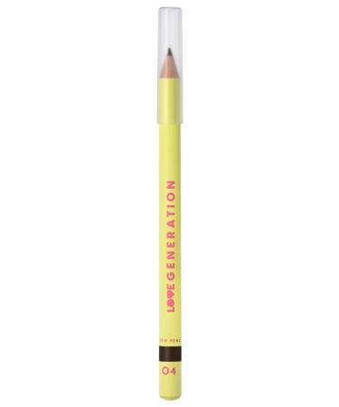 Love Generation Eyebrow pencil stable tone 04 dark brown - Buy Online on GoSupps.com