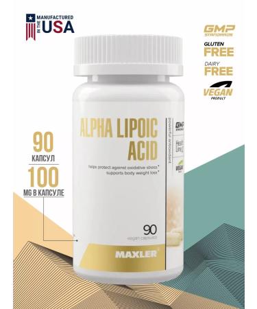 maxler Alpha Lipoic Acid (alpha-lipoic acid) 100 mg 90 capsules