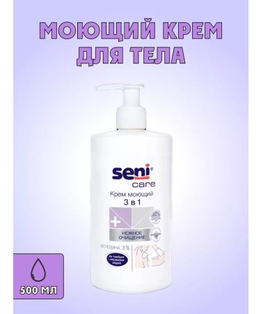Seni Care Body cream washing for lying patients 500ml