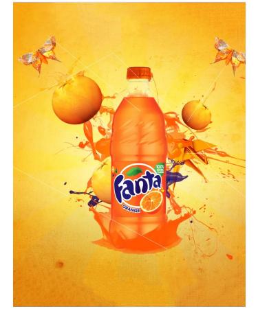 Fanta Fante -orange taste 12 pcs. 1l - Buy Online on GoSupps.com