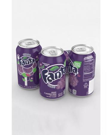 Fanta Frankly grape taste 12 pcs. 1l - Buy Online on GoSupps.com