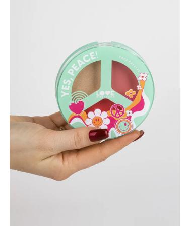 Love Generation Palette for face contouring (blush+highlighter) tone 02 - Buy Online on GoSupps.com