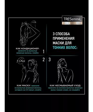 TRESemme Hair mask sealing volume 200ml 2pcs - Buy Online on GoSupps.com