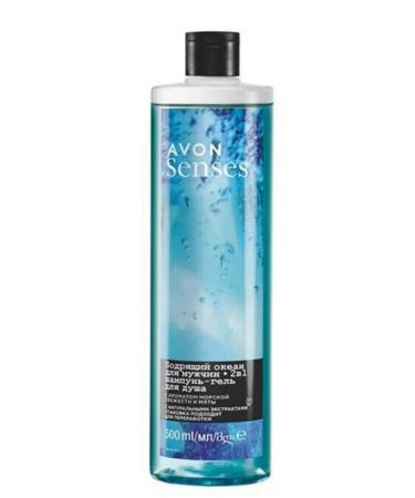 Shampoo-gel shower Avon "Black Ocean" 500 ml