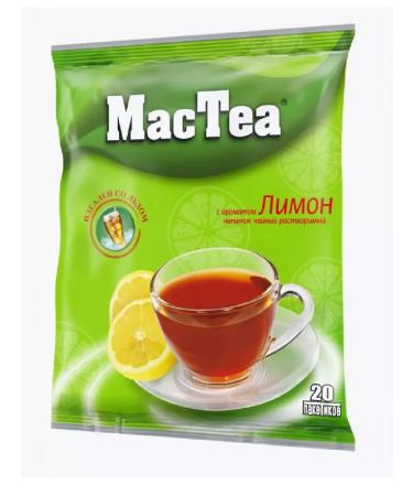MacTea Soluble tea drink lemon 20pate 16g - Buy Online on GoSupps.com