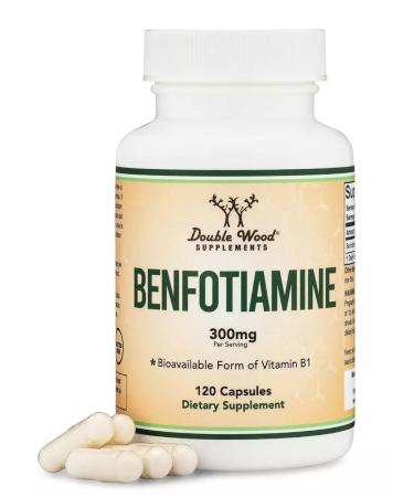 Double Wood Supplements Benfotiamine benfotiamine B1 300 mg 120 capsules - Buy Online on GoSupps.com