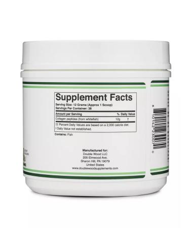 Double Wood Supplements Marine Collagen Marine Collagen 456 - Buy Online on GoSupps.com