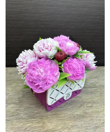 Soapy joy Bouquet of peonies made of soap - Buy Online on GoSupps.com