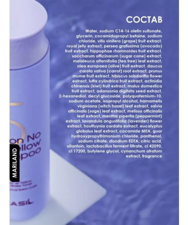 MASIL Salosulfant shampoo for blondes from yellowness 300 ml - Buy Online on GoSupps.com