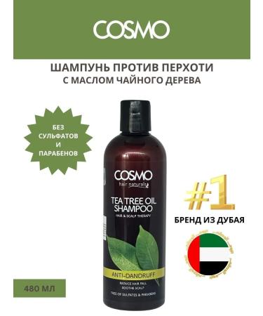 COSMO Shampoo against dandruff with tea tree oil 480ml