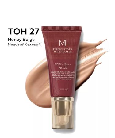 MISSHA Tonal BB Cream M Perfect Cover SPF42 PA +++ TOM 27 50ml - Buy Online on GoSupps.com