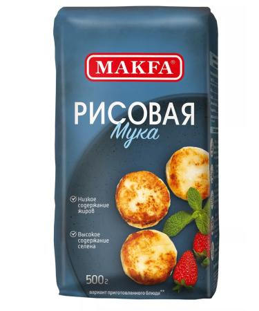 MAKFA Flour rice 3 pcs. 500 g - Buy Online on GoSupps.com