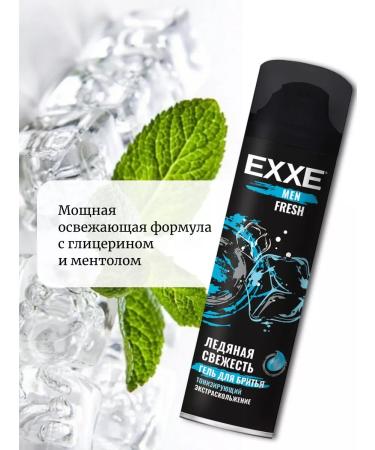 EXE Fresh shaving gel (tonic) 200 ml - Buy Online on GoSupps.com