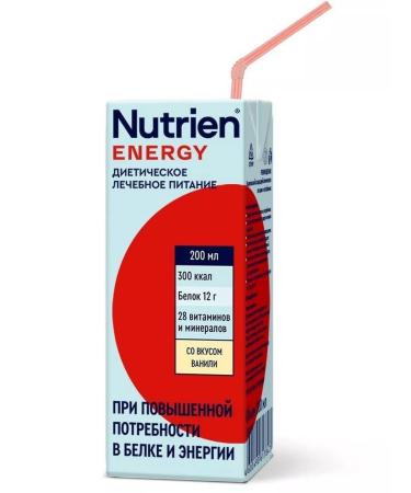 Nutrien Energy with the taste of vanilla 200 ml 6 pcs - Buy Online on GoSupps.com