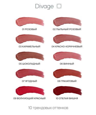 DIVAGE Lipstick for lips matte liquid Matte Cloud tone 04 - Buy Online on GoSupps.com