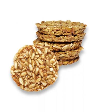 Kukusiki Sunflower thaler cookies glazed with honey 0.55kg - Buy Online on GoSupps.com