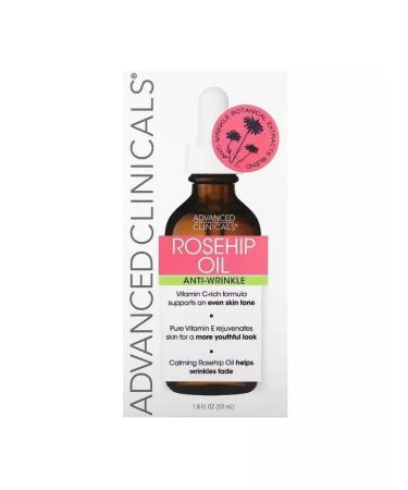Advanced Clinicals Facial serum with rosehip oil 53 ml