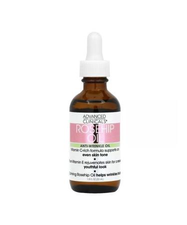 Advanced Clinicals Facial serum with rosehip oil 53 ml - Buy Online on GoSupps.com