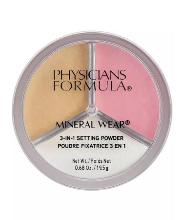 PHYSICIANS FORMULA Brill -down powder 3 in 1 mineral Wear 19.5g
