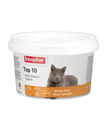 beaphar Vitamins for cats Tor 10 with taurin and L-carnitine 180 tab - Buy Online on GoSupps.com
