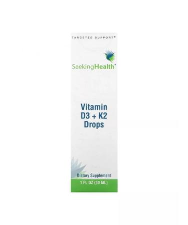 Seeking Health Vitamin D3 and K2 food supplement in drops 30 ml