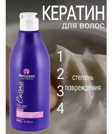 Natureza cosmeticos Keratin for straightening hair Professional Cosmo Power