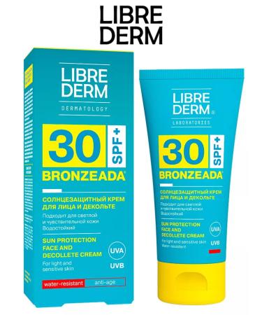 Libriderm Sunscreen for the face and neckline SPF 30 50 ml - 3pcs - Buy Online on GoSupps.com