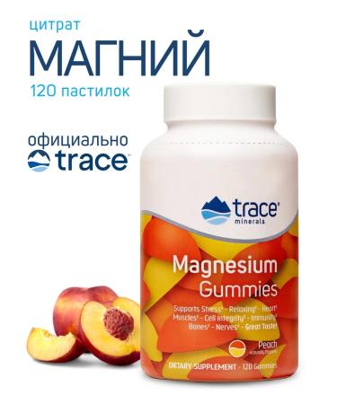 Trace Minerals Magnesium for children 120 loafers (peach)