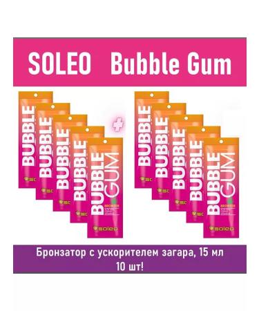 Soleo Bubble Gum Cream-Bronzer 15 ml 10 pcs - Buy Online on GoSupps.com