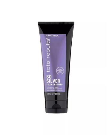 MATRIX Hair mask neutralizing yellowness So Silver