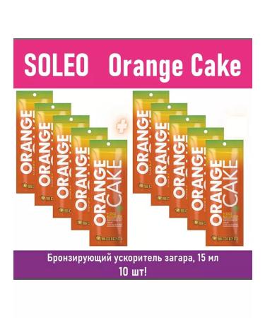 Soleo Orange CAKE Cream-Bronzer 15 ml 10 pcs - Buy Online on GoSupps.com