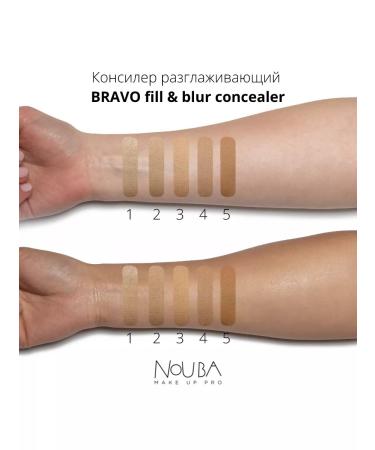 NOUBA Conceler smoothing Bravo Fill & Blur tone 3 3.5 ml - Buy Online on GoSupps.com