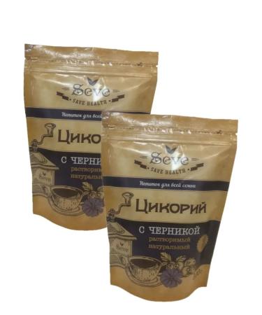 Eco Harmony Soluble 100% chicory with blueberry powder 2pcs. 100g