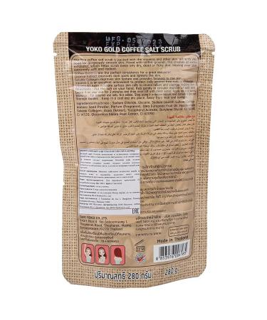 Yoko Salt scrub for body coffee spa 280 gr - Buy Online on GoSupps.com