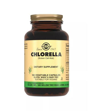 SOLGAR Chlorella Chlorella 100 veh. capsules