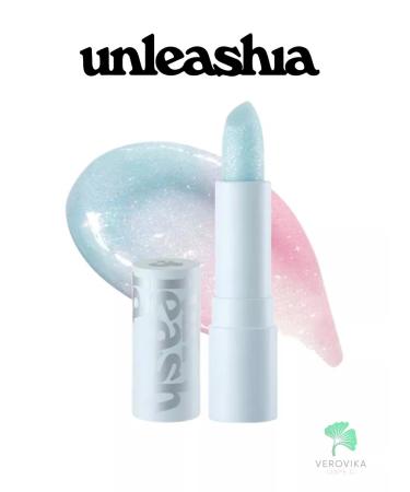 UNLEASHIA Tint balm for lip with sparkles No. 02 Blue Lagoon