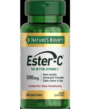 Nature's bounty Esther -C 500 mg 60 tablets weighing 1098 mg - 1