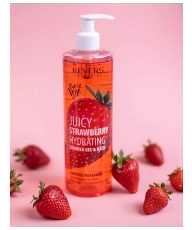 Revers Cosmetics Moisturizing shower gel and bath juicy strawberries