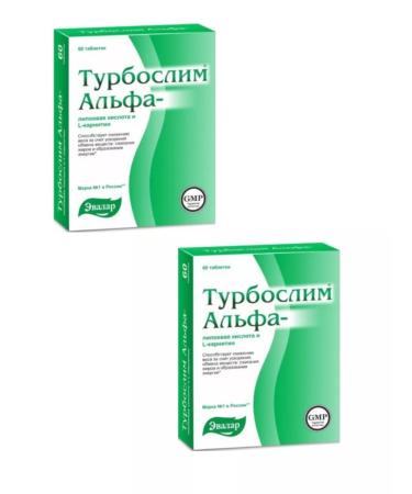 Evalar Turboshelim alpha-lipois K-Ta L-carnitine 60 table-2 units