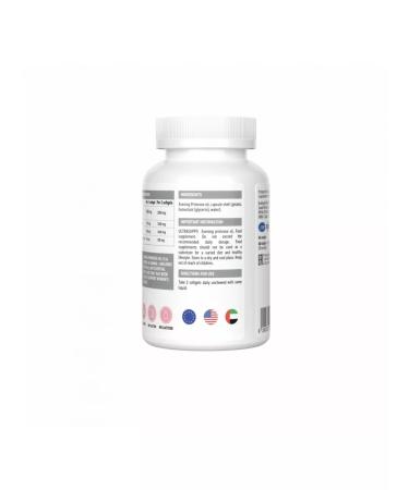 UltraSupps Oil of the evening primrose in capsules 1000 mg 60 pcs for women - Buy Online on GoSupps.com