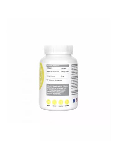 UltraSupps Vitamin C for immunity 1000 mg 60 pcs ascorbic acid - Buy Online on GoSupps.com