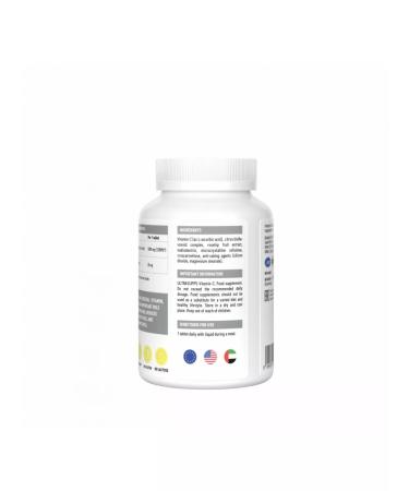 UltraSupps Vitamin C for immunity 1000 mg 60 pcs ascorbic acid - Buy Online on GoSupps.com