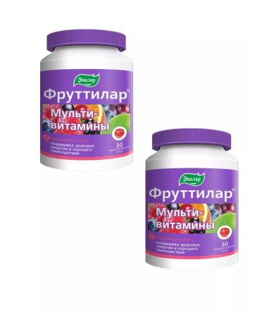 Evalar Fruttilar multivitamins 30 pastes chewing 4.0-2 l
