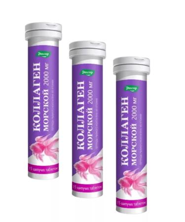 Evalar Collagen Sea hissing pills 15 tablet 5.0g-3 units