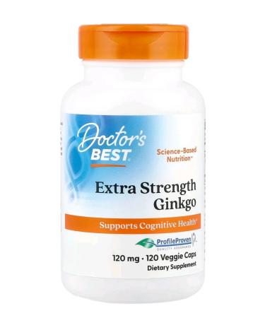 Doctor's Best Ginkgo Biloba ginkgo with increased action of 120 capsules
