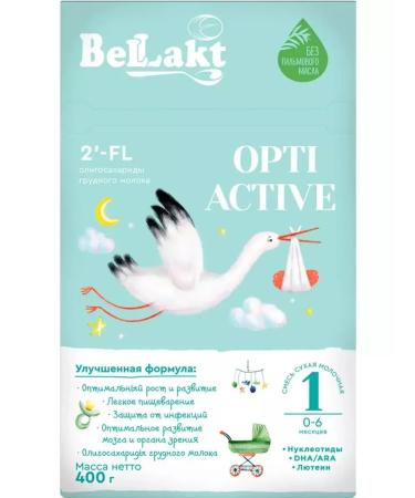 Milk dry dry "Bellakt" Opti Active 1 400 g